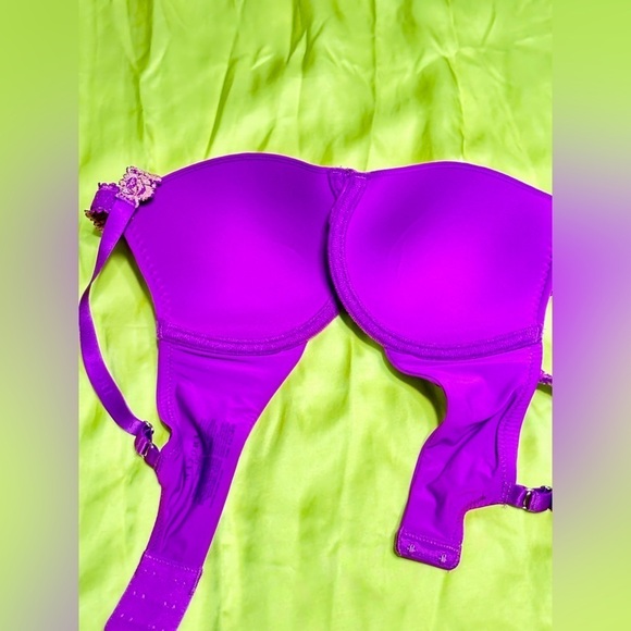 BRA NATORI 32C Violet 731080 underwire lightly padded 3454 PS - Picture 7 of 12